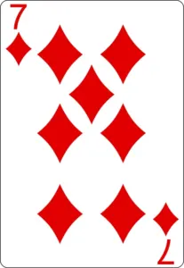 Игральная карта Семерка Бубен: гадание и значение